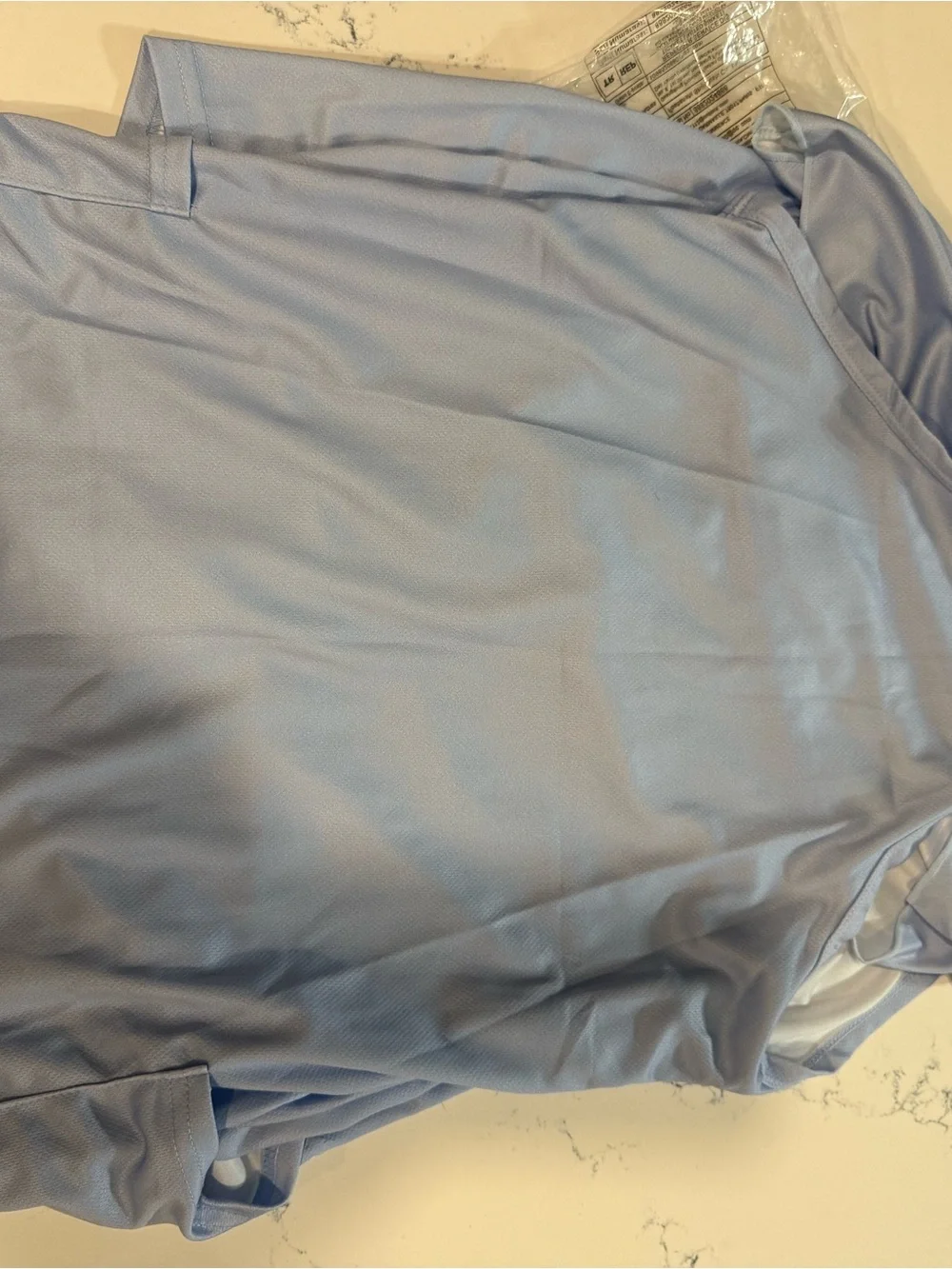 Light Blue Women's Athletic Dress & Shorts Set